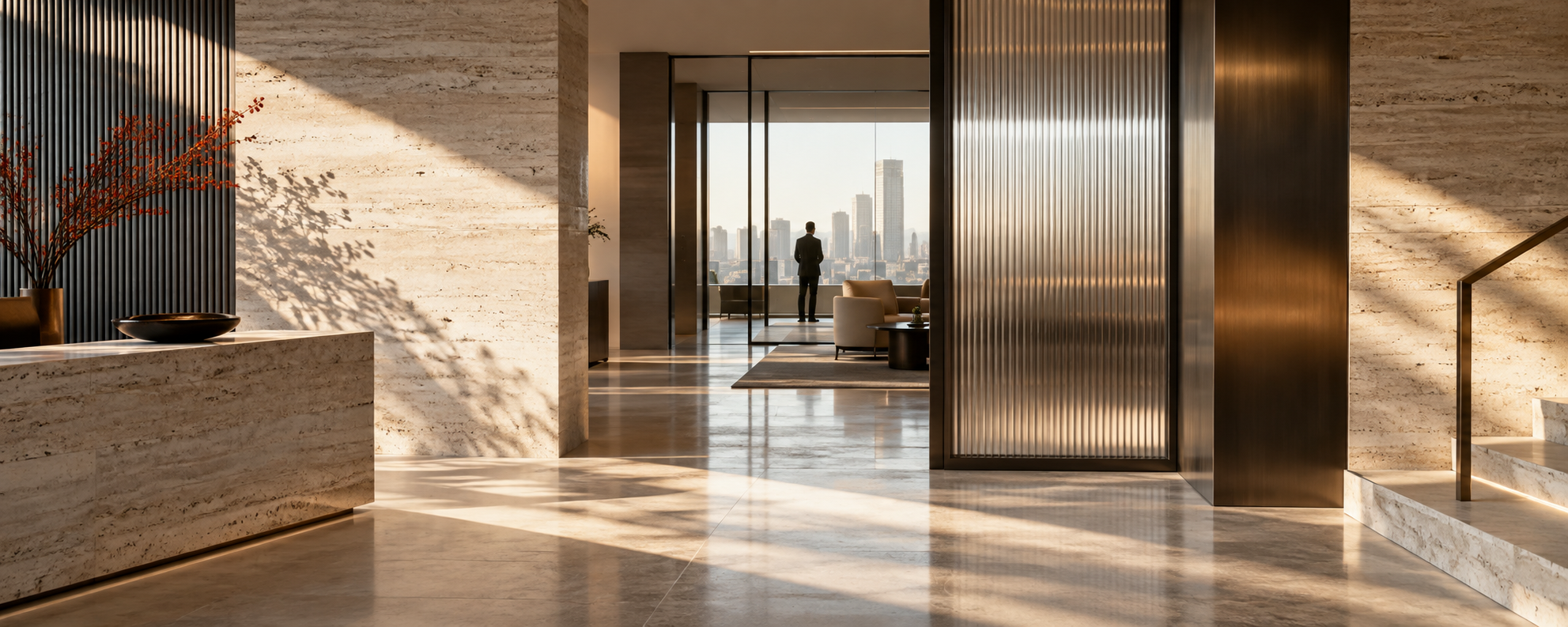 Refined contemporary Brisbane office interior