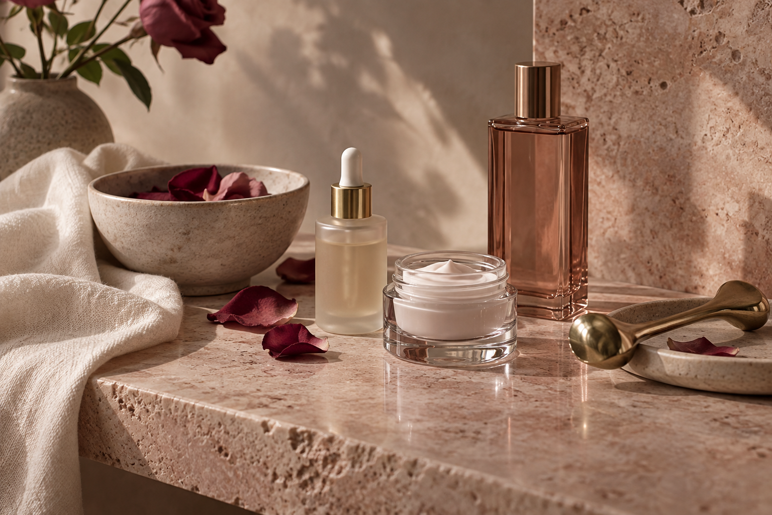 Atelier Rose treatment oils and natural materials